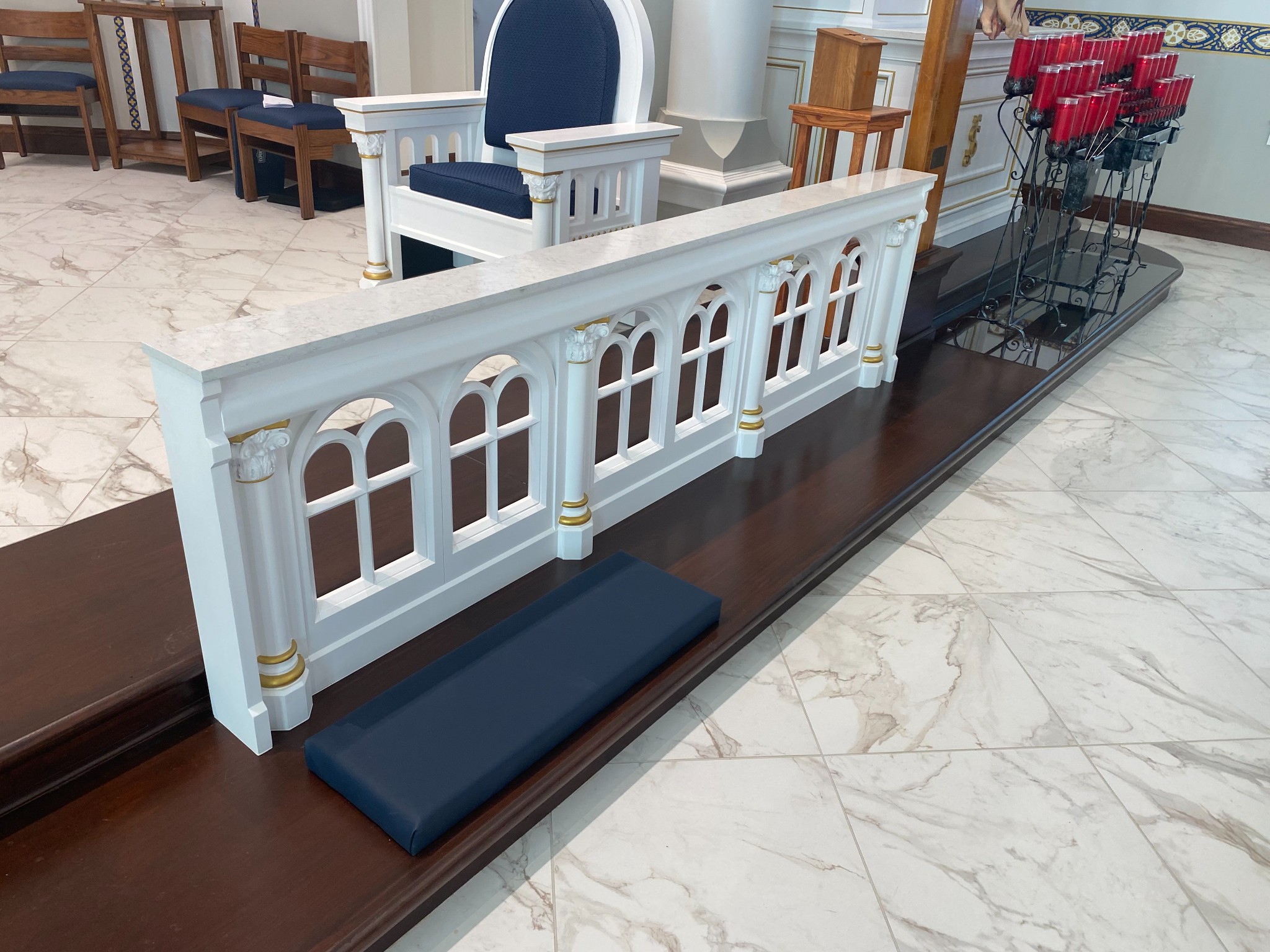 Communion Rail - Mary Queen of Angels, Fort Scott